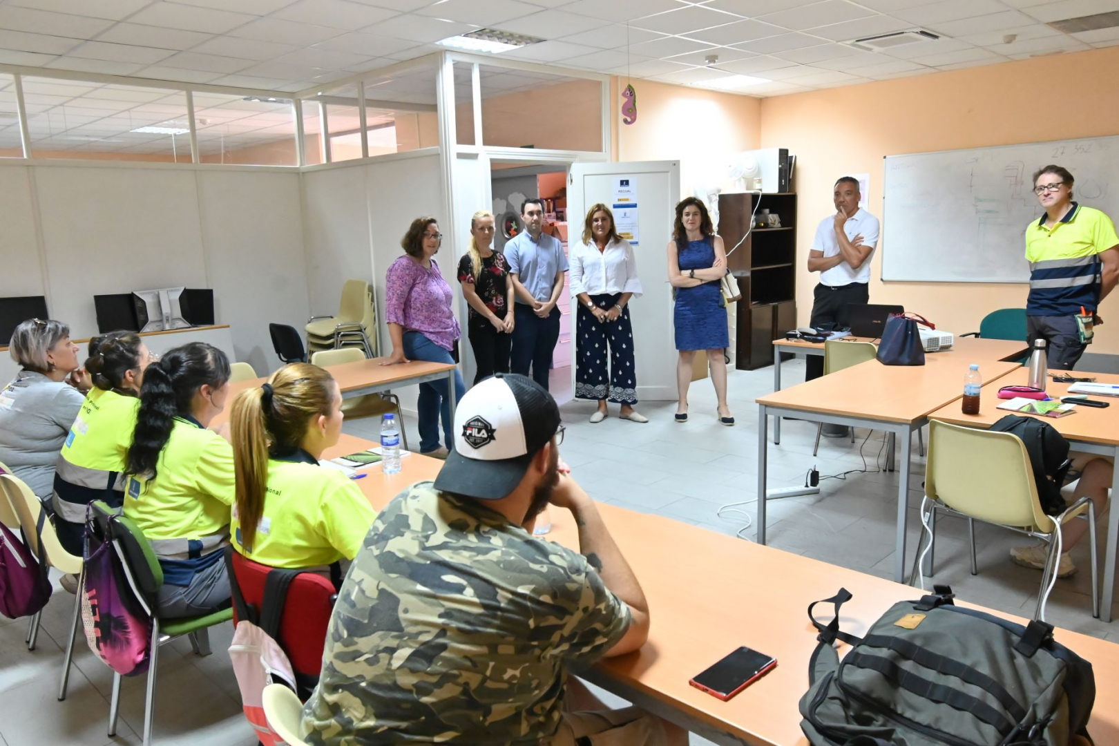 En el taller de empleo de Pioz participan ocho personas desempleadas//Imagen; JCCM