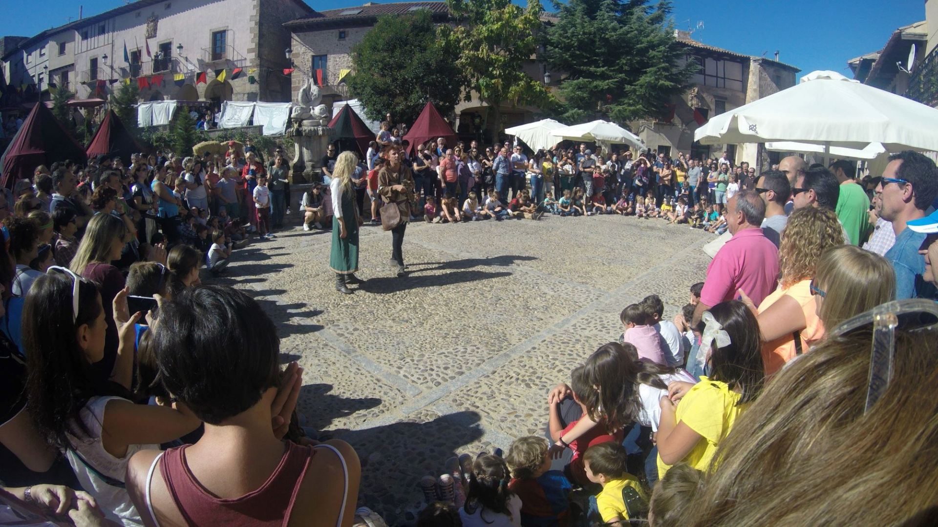 Los vecinos de Atienza se vuelcan año tras año en la celebración de la Feria.