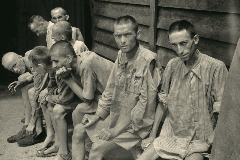 Españoles en el campo de exterminio de Gusen//Imagen: Francesc Boix, 'El Fotógrafo de Mauthausen.