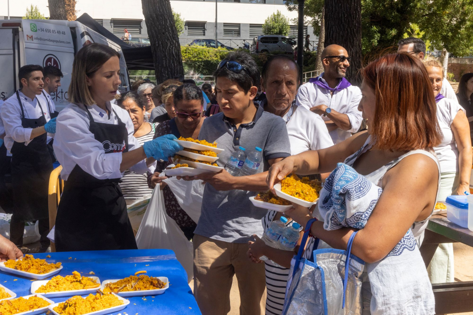 Paella Solidaria.