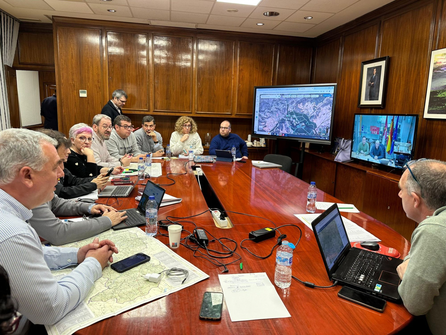El CASP se constituyó a las 21:30 horas de ayer sábado para realizar el seguimiento de la alerta en la provincia//Imagen: JCCM.
