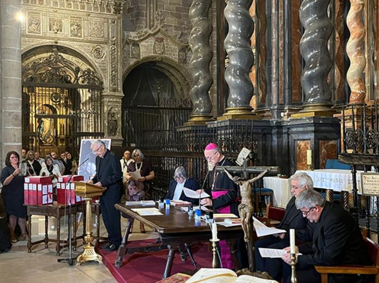 Ceremonia de clausura del proceso diocesano de la causa de beatificación//Imagen: Diócesis de Sigüenza-Guadalajara.