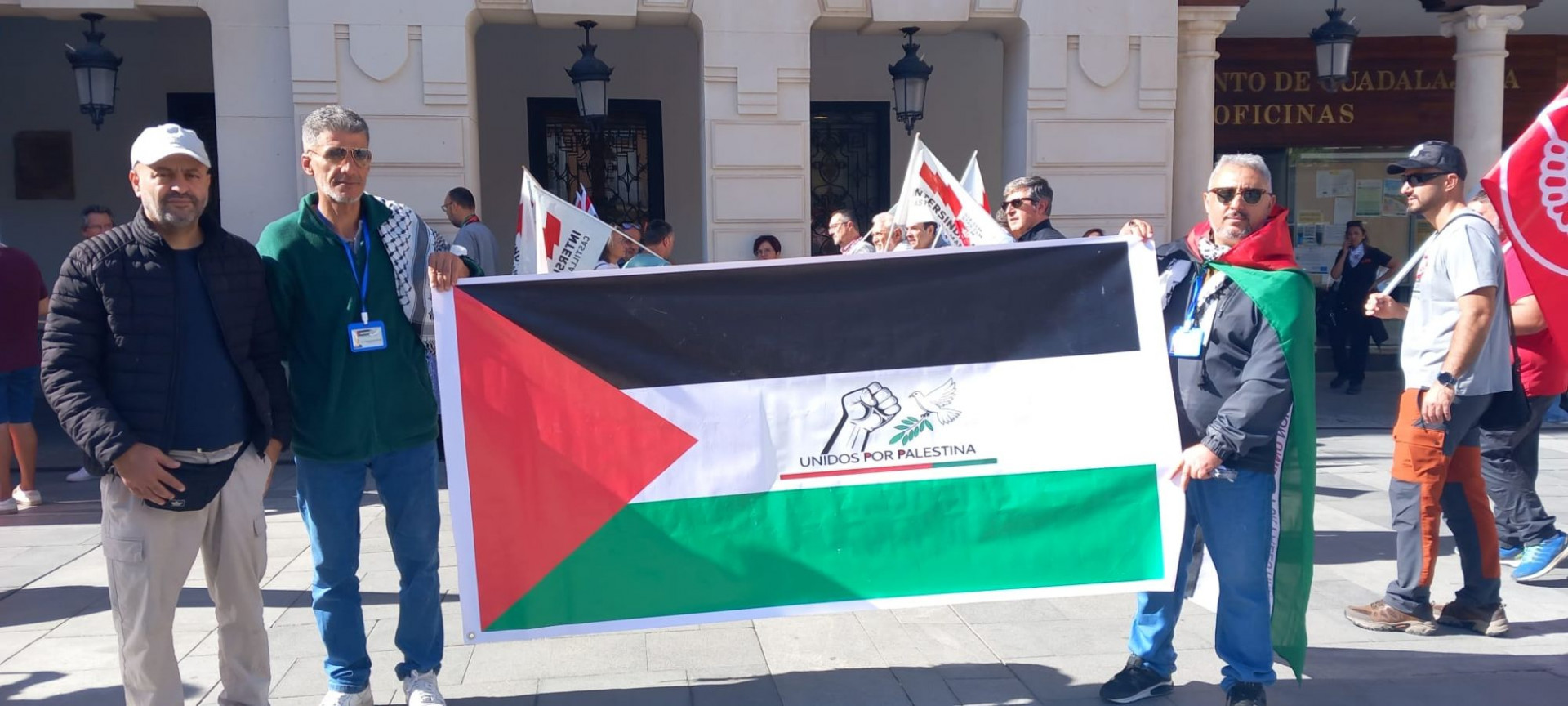 Miembros de Unidos por Palestina.
