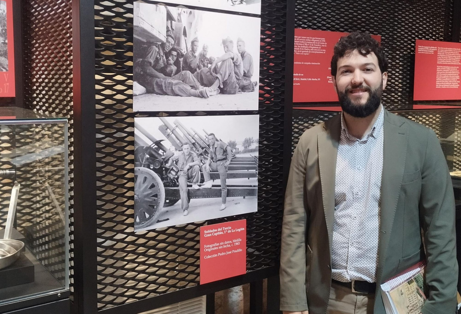 Andrés Martín Cardaba, director técnico del Archivo General Militar de Guadalajara