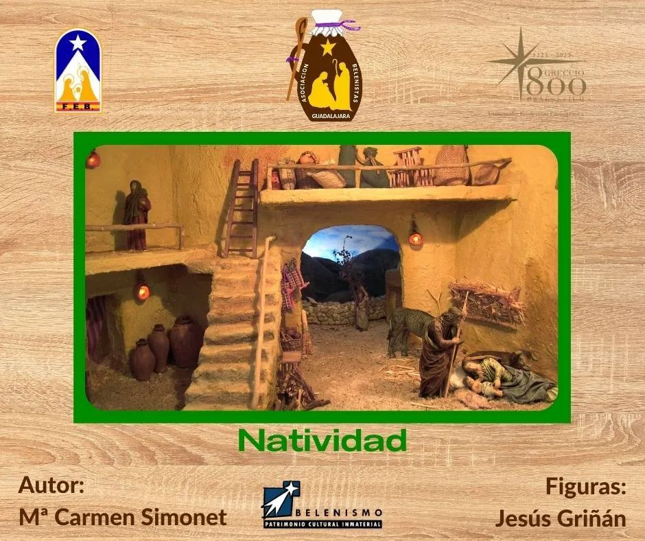 Los dioramas son también una parte esencial del belenismo//Imagen: Asociación de Belenistas.