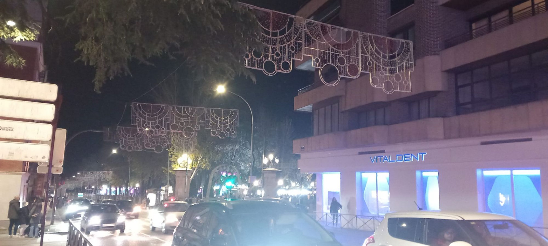 La Carrera, el domingo, a la misma hora, también apagada.