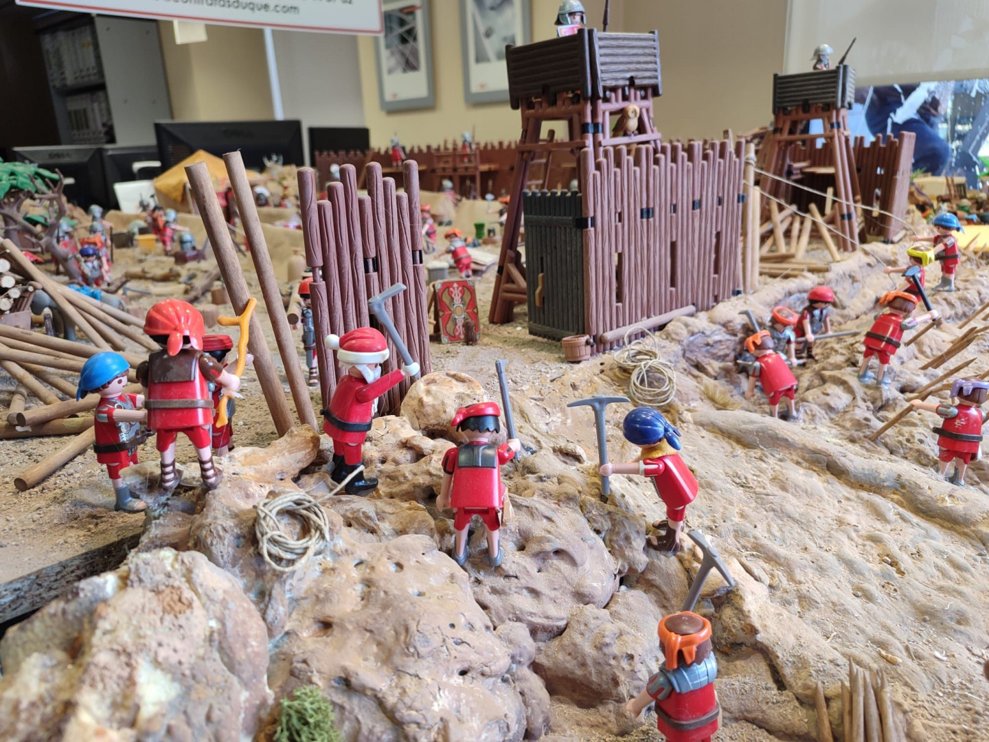 El belén de Playmobil es todo un clásico en la 'Ruta de belenes'//Imagen: Construcciones Cuadrado Duque.