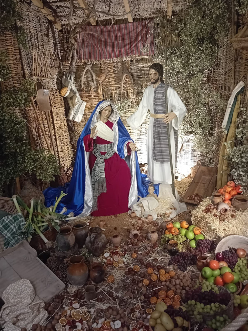 La Ruta de los Belenes de la Diputación Provincial es una de las paradas obligatorias//Imagen: Samuel Segura.