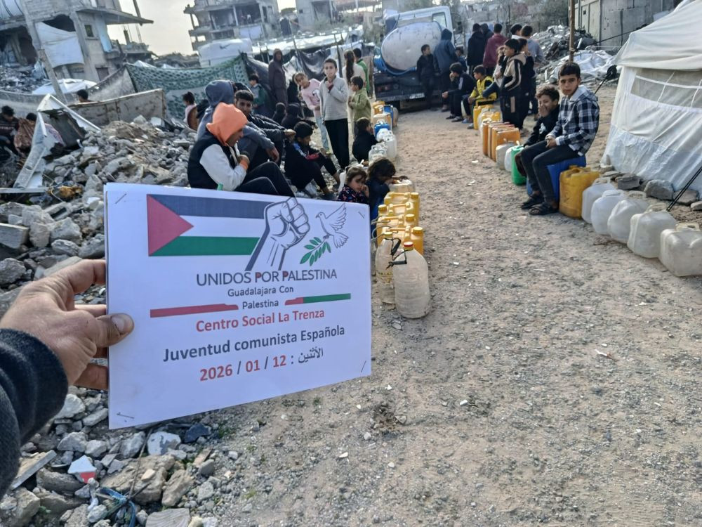 La ayuda desde Guadalajara llega a Gaza//Imagen: Unidos por Palestina. 