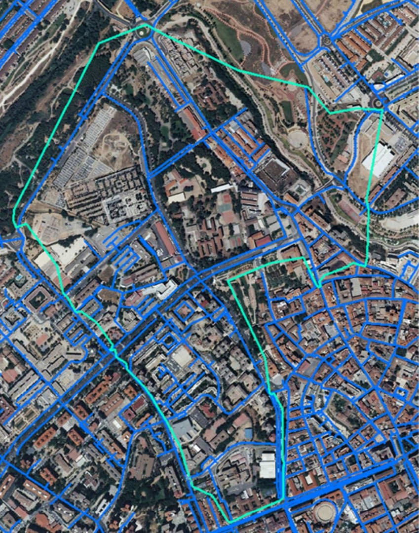 Esta ser&aacute; la zona afectada por los cortes los d&iacute;as 19 y 20//Fuente: Guadalagua.
