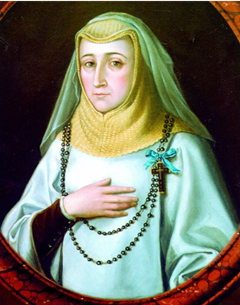 Imagen idealizada de dona Brianda de Mendoza y Luna, realizada en el siglo XIX//Imagen: 'Los escritos de Herrera Casado'.