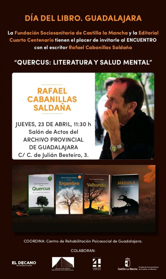 Cartel del acto del pr&oacute;ximo 23 de abril, D&iacute;a del Libro.