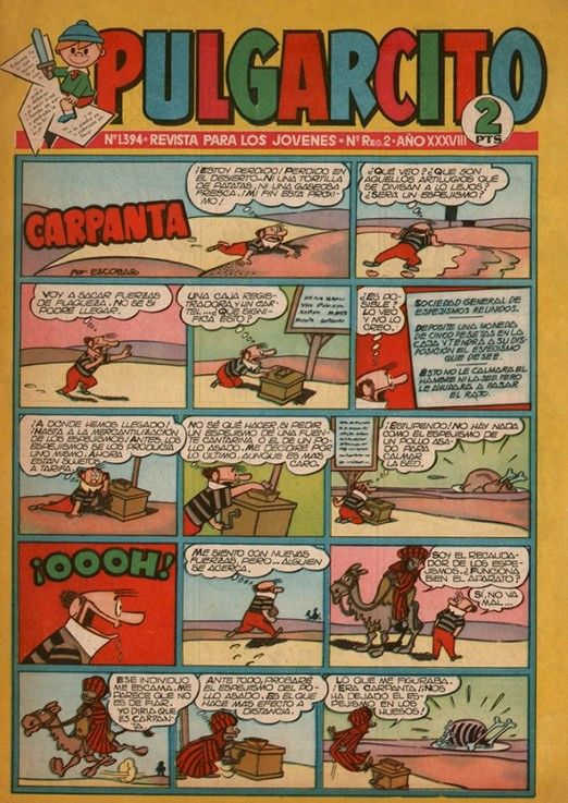 PULGARCITO, n&ordm; 1394. Editado por Bruguera.28-1-1958. Procedencia foto: https://www.tebeosfera.com