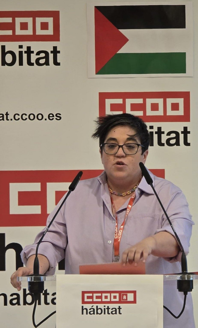 F&aacute;tima Pacheco, responsable de CCOO del H&aacute;bitat en Guadalajara//Imagen: CCOO.
