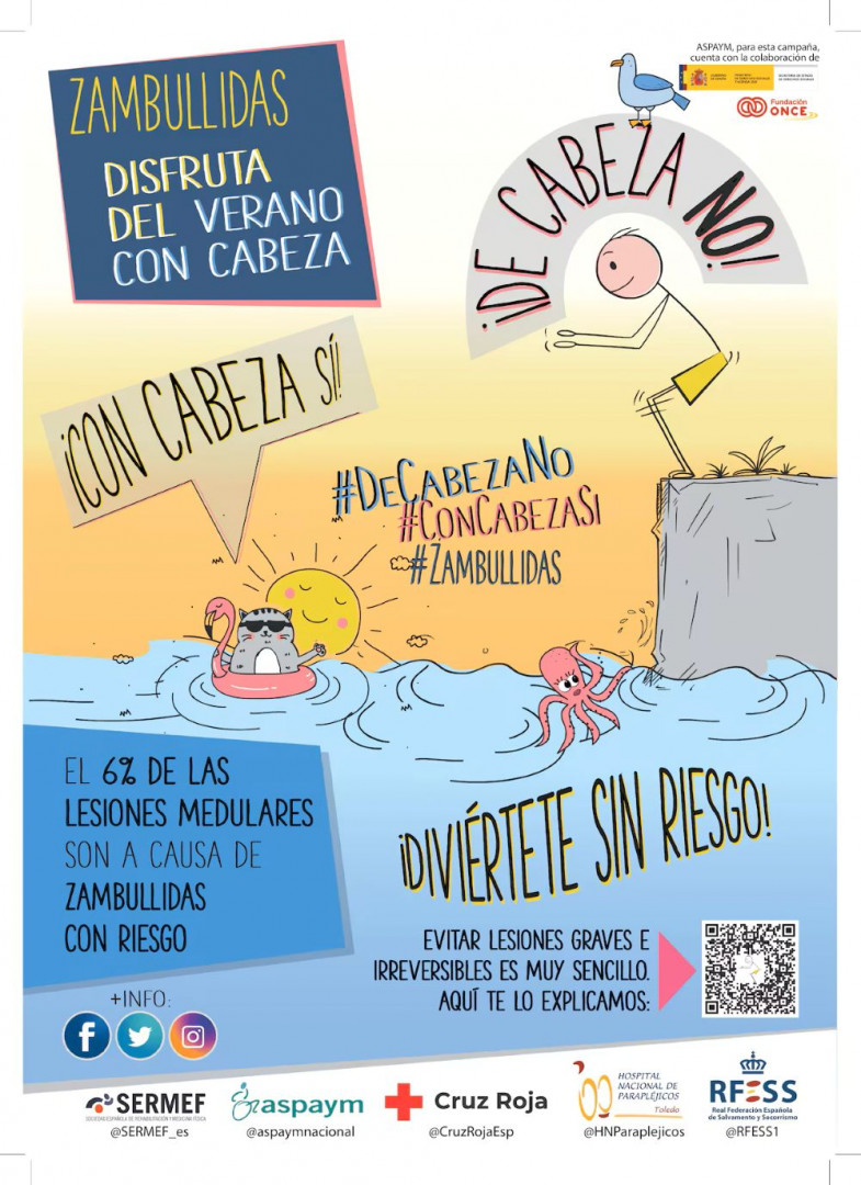 Imagen de la campa&ntilde;a 'Con cabeza s&iacute;, de cabeza no'.