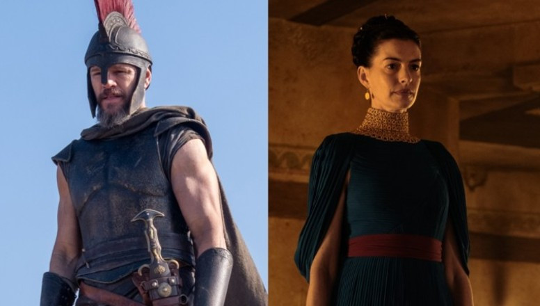 Odiseo (Matt Damon) y Penelope (Anne Hathaway). Fuente: Universal Pictures