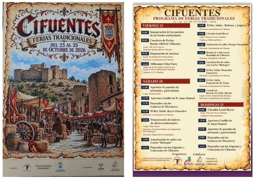 Cartel y programa de las Fiestas Tradicionales 2026.