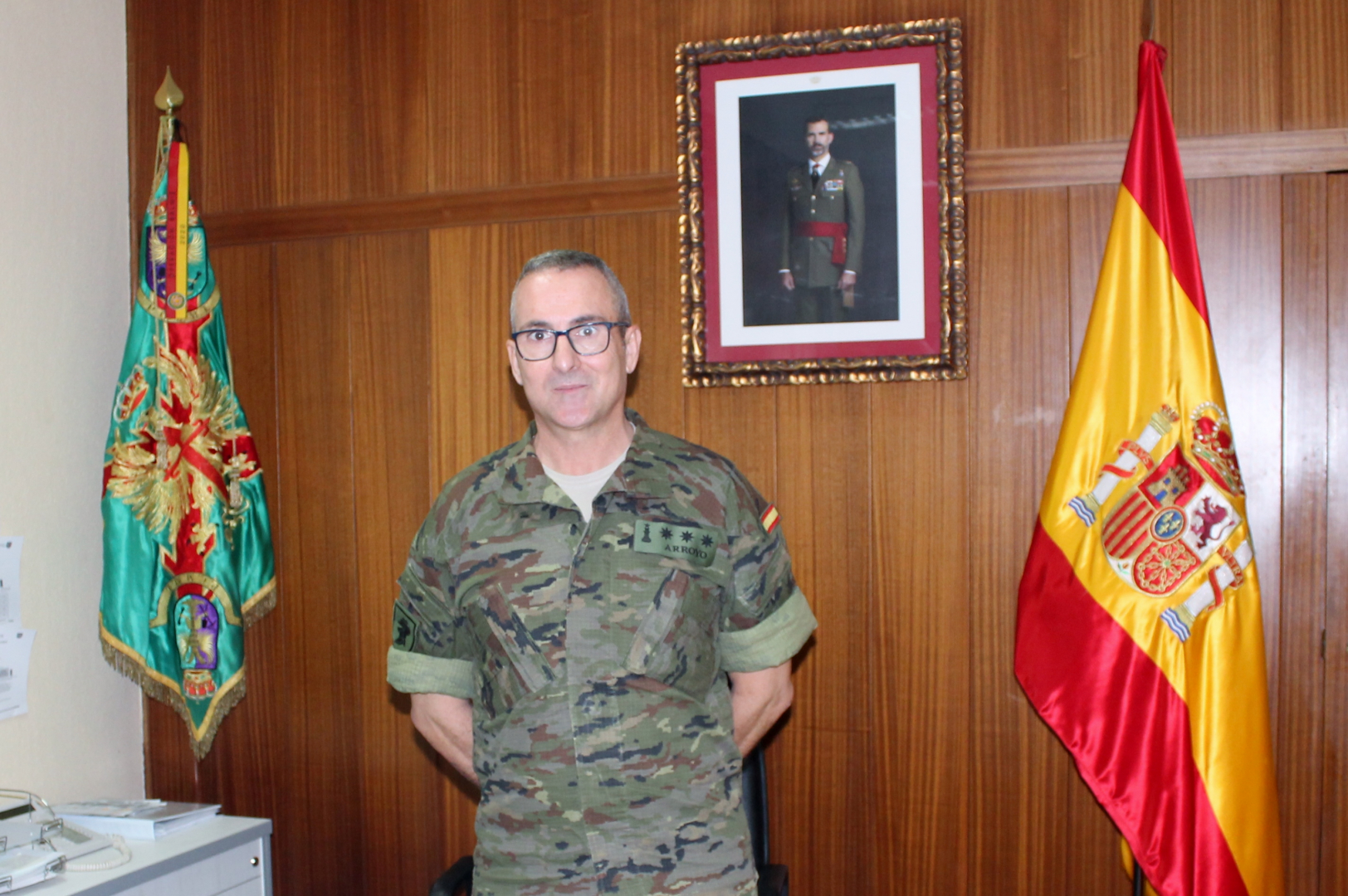 El coronel jefe del PCMMI y comandante militar de Guadalajara, Rodolfo Arroyo de la Rosa.