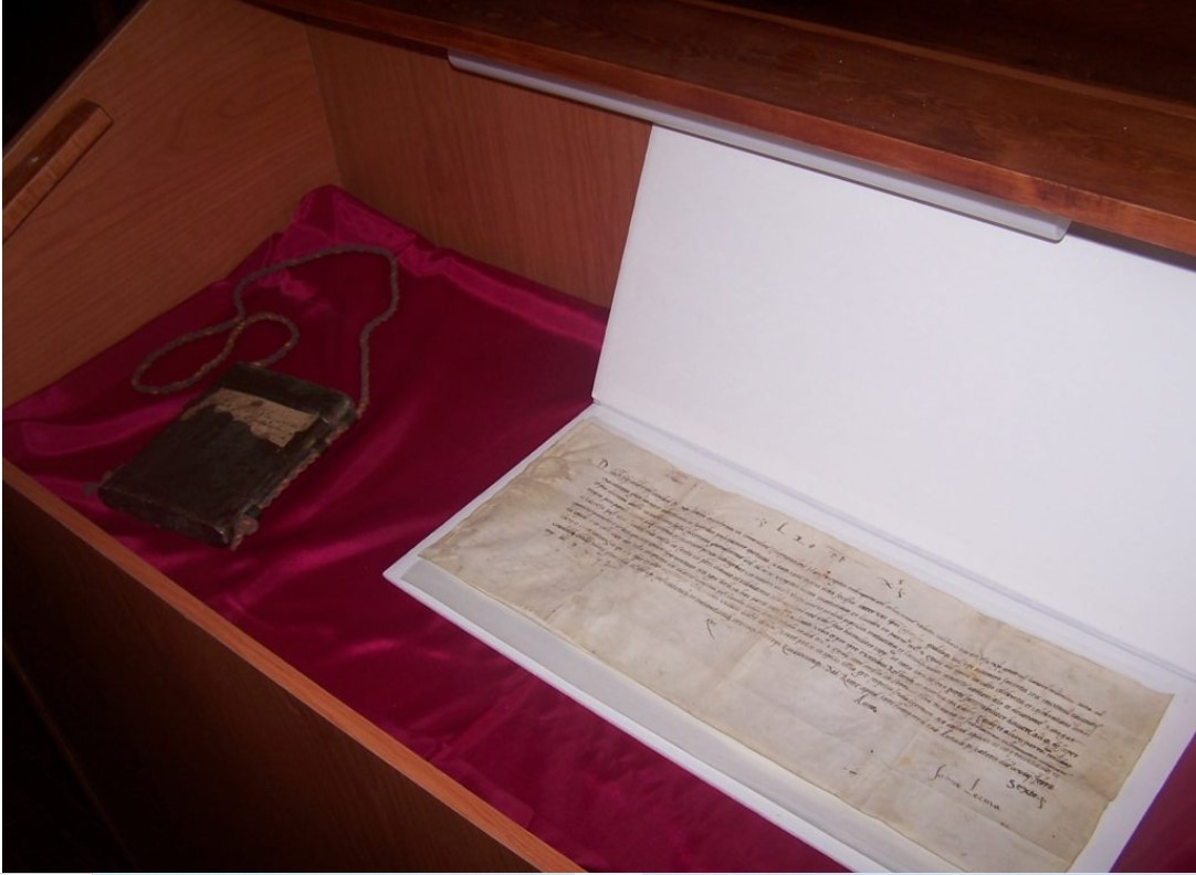 Bula papal de León X de 1518.