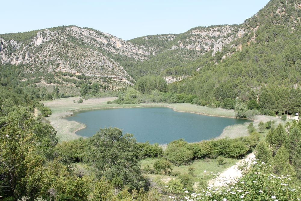 Imagen de archivo de la Laguna de Taravilla, en el Señorío de Molina. Imagen: M.P.