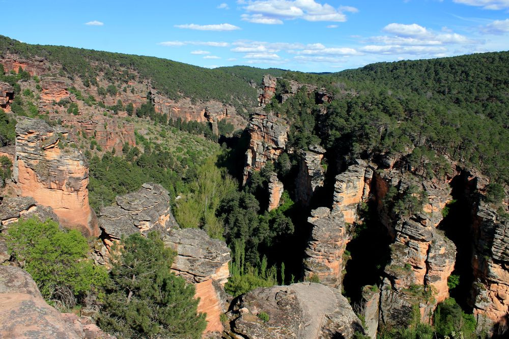 Mirador del Barranco de la Hoz del r&iacute;o Gallo. // Imagen: El Decano