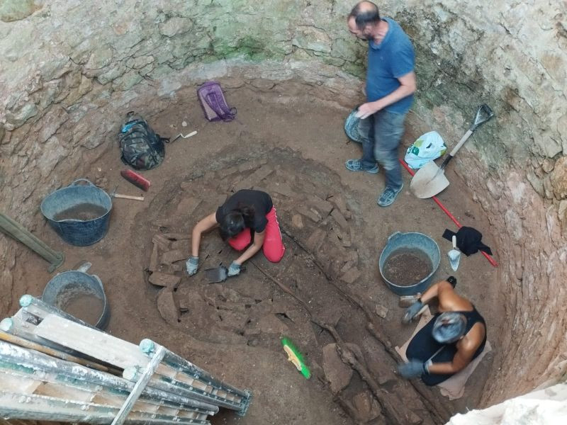 Trabajos arqueol&oacute;gicos. 