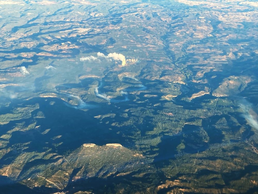 Imagen aérea de las Tetas de Viana y los paisajes de la Alcarria. Imagen: Enrique Díaz