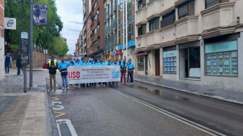 Manifestación Transporte Urbano 1