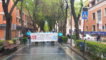 Manifestación transporte Urbano 2