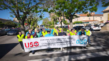 Manifestación Autobuses Urbanos 2