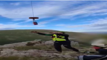 Rescate en el Puerto de la Quesera