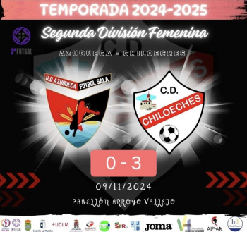 La fiesta del fútbol sala femenino guadalajareño cayó del lado del Chiloeches