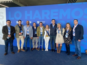 El secretario provincial del PSOE, perplejo por la inacción del PP ante los cánticos del 'Cara al Sol' de Jaime Celada