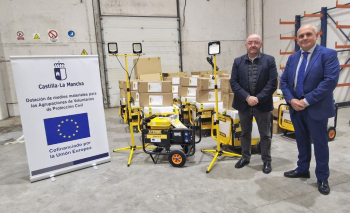 La Junta entrega equipos electrógenos a Albalate de Zorita y Sacedón y bombas de inundaciones a Galápagos, Pozo de Guadalajara, Tórtola de Henares y Villanueva de la Torre para sus agrupaciones de Protección Civil