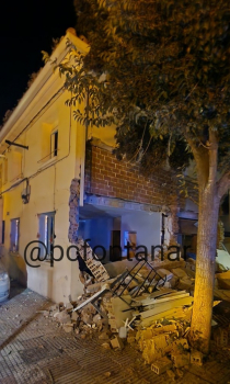 Un hombre de 45 años es trasladado al Hospital de Guadalajara tras explotar una bombona de butano en un edificio de Fontanar