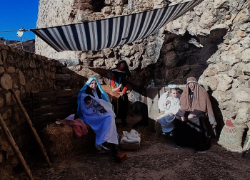 El Belén cobra vida en el barrio de la Judería de Molina de Aragón