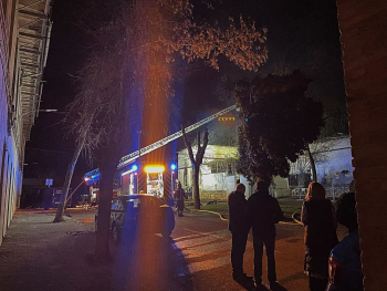 Arde una nave del antiguo cuartel militar de Guadalajara, en el Fuerte de San Francisco