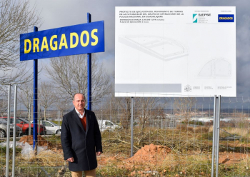 Alberto Rojo celebra el inicio de las obras de nuevo cuartel del GEO en Guadalajara