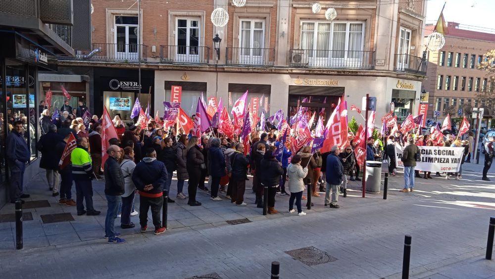 Un momento de las movilizaciones del sector en Guadalajara. Imagen : CCOO Castilla-La Mancha