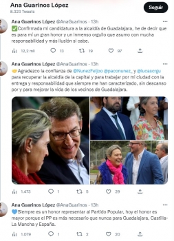  El Comité Electoral Nacional dará luz verde el viernes a la candidatura de Guarinos a la alcaldía 