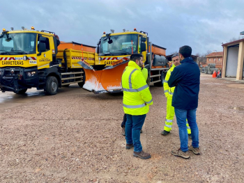 Tres rutas escolares han sido suspendidas por la nieve en el Señorío de Molina