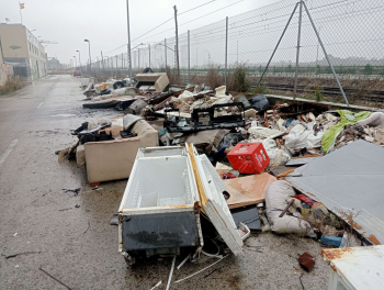 LOS VECINOS DENUNCIAN. Vertedero en Francisco Aritio