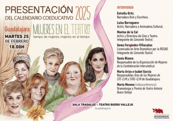 Las mujeres del teatro, protagonistas del Calendario de la Mujer 2025 de STE-CLM