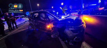 Dos detenidos, tras una persecución de película de acción en la que resultaron heridos varios agentes 