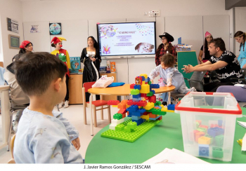 La planta pediátrica del Hospital de Guadalajara se sumerge en Venecia con motivo del carnaval