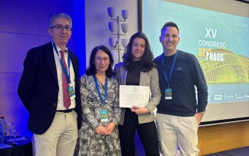 Un trabajo de Enfermería del Hospital de Guadalajara sobre la osteoporosis en varones, premiado en el Congreso de la SEFRAOS