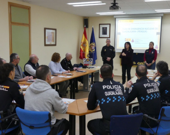La Subdelegación del Gobierno forma en emergencias nucleares a Policía Nacional y Policía Local de Guadalajara