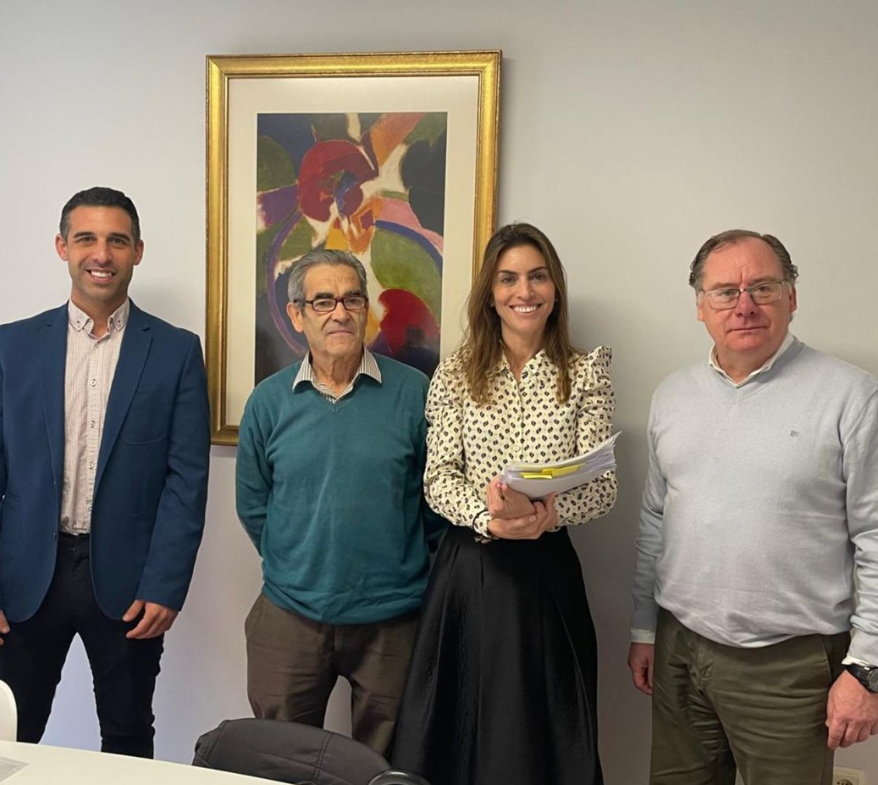 Foto: firma de escrituras en la notaría de Dña. Jimena del Castillo en Guadalajara