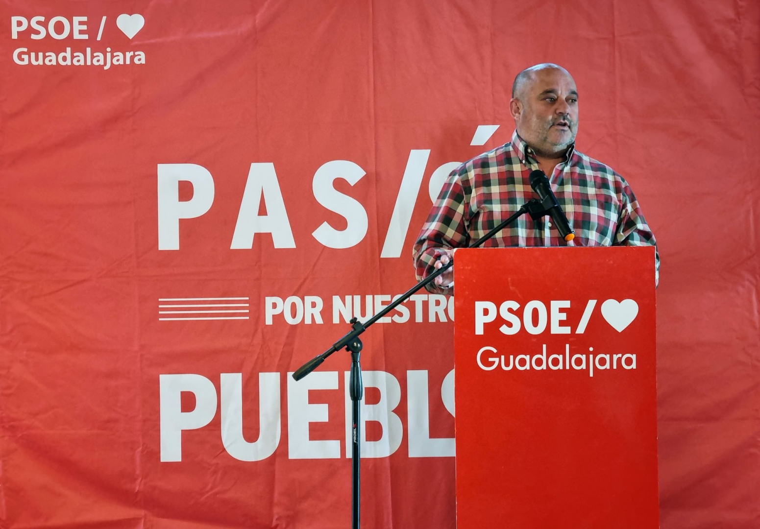Francisco Javier Alonso, portavoz del PSOE en el Ayuntamiento de Uceda//Imagen: PSOE Guadalajara.