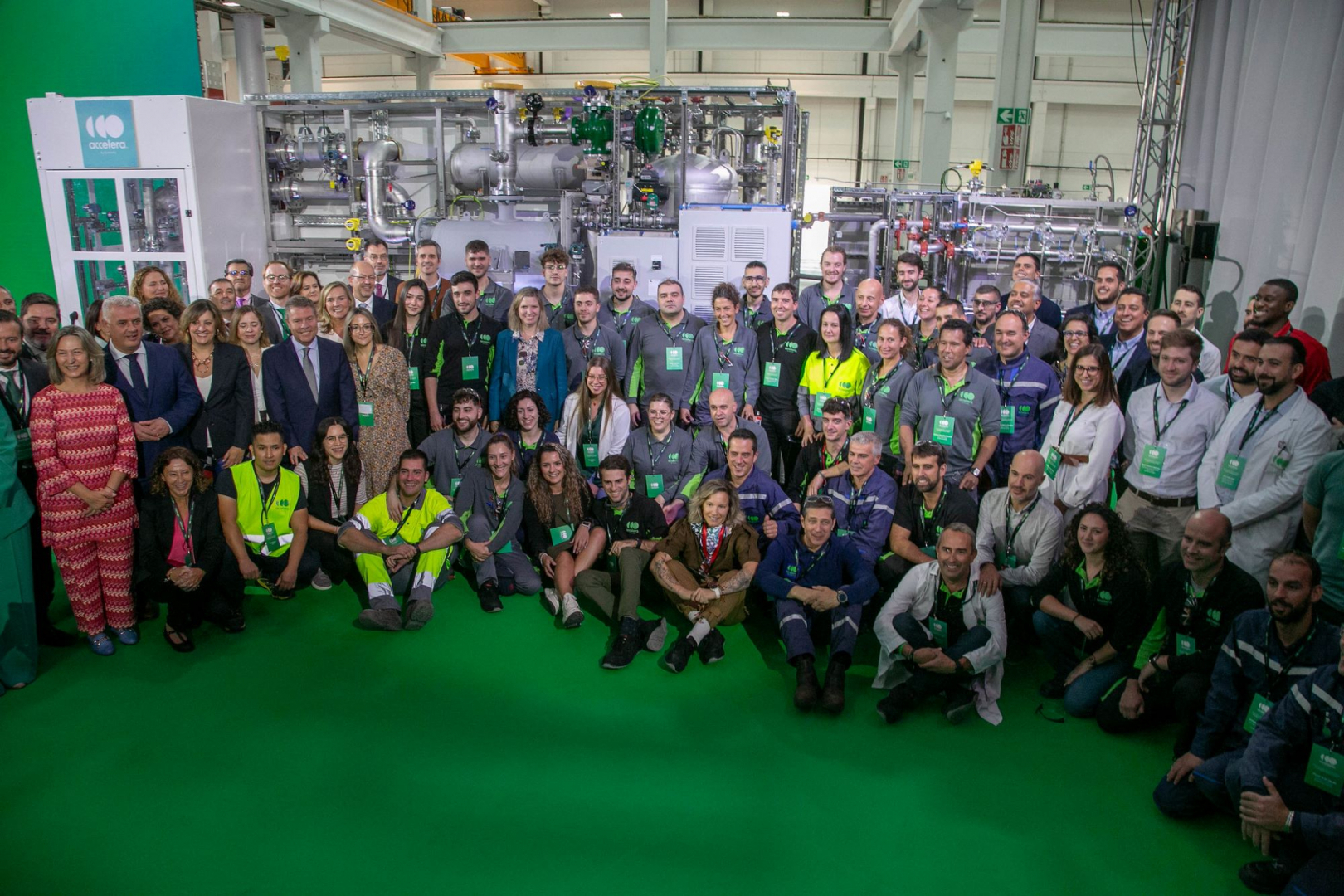 Imagen de archivo de la inauguración de la planta, en octubre de 2024.